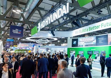 Technical conference exhibition space